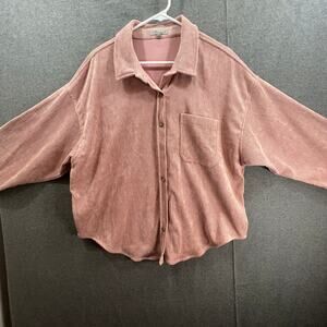 Wishlist apparel Pink Shirt Adult Size S/M Long Sleeve Shirt
